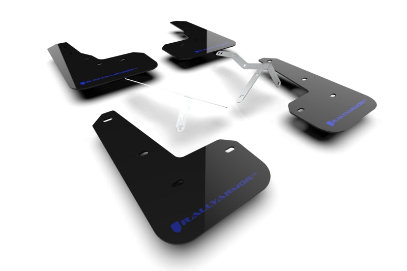 RAL UR Blk Flap/Blue Logo - Rally Armor 23-24 Acura Integra Type S Black Mud Flap w/Blue Logo