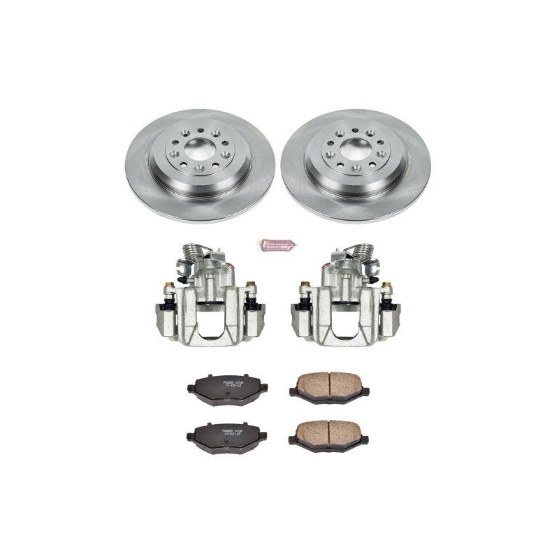 PSB Autospecialty Kit w/Cals - Power Stop 11-15 Ford Edge Rear Autospecialty Brake Kit w/Calipers