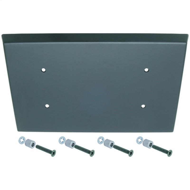 ROK Spare Tire Delete Panels - RockJock JK Spare Tire Mount Delete And Vent Cover w/ All Mounting Hardware