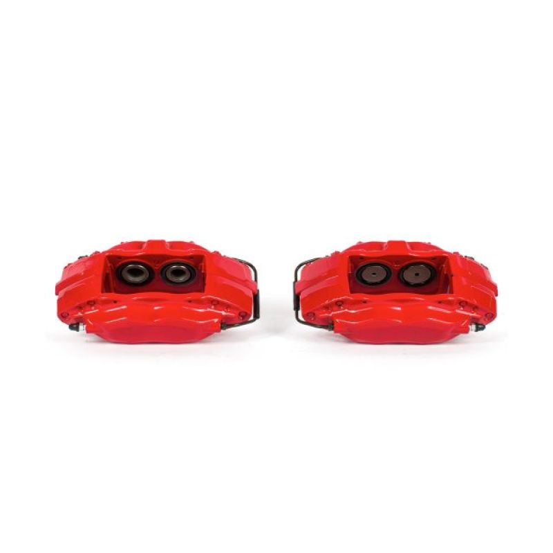 PSB Red Calipers - Power Stop 10-15 Chevrolet Camaro Front Red Calipers w/o Brackets - Pair