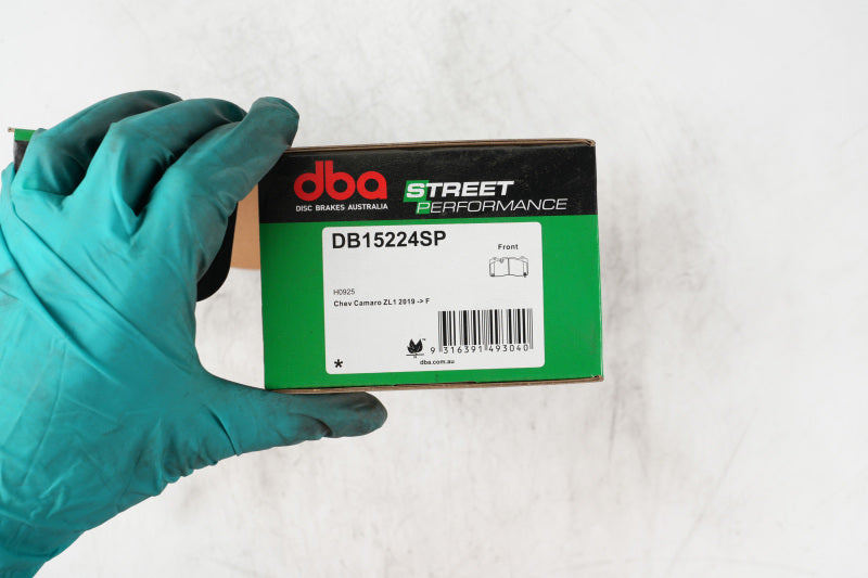 DBA SP Performance Brake Pads - DBA 16-22 Chevrolet Camaro ZL1 (w/6 Piston Brembo Caliper) SP Performance Front Brake Pads