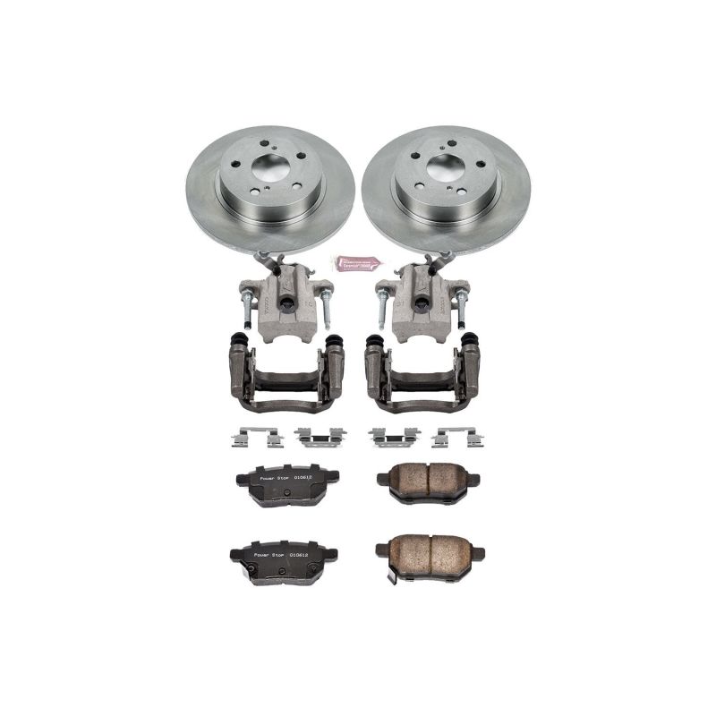 PSB Autospecialty Kit w/Cals - Power Stop 11-16 Scion tC Rear Autospecialty Brake Kit w/Calipers