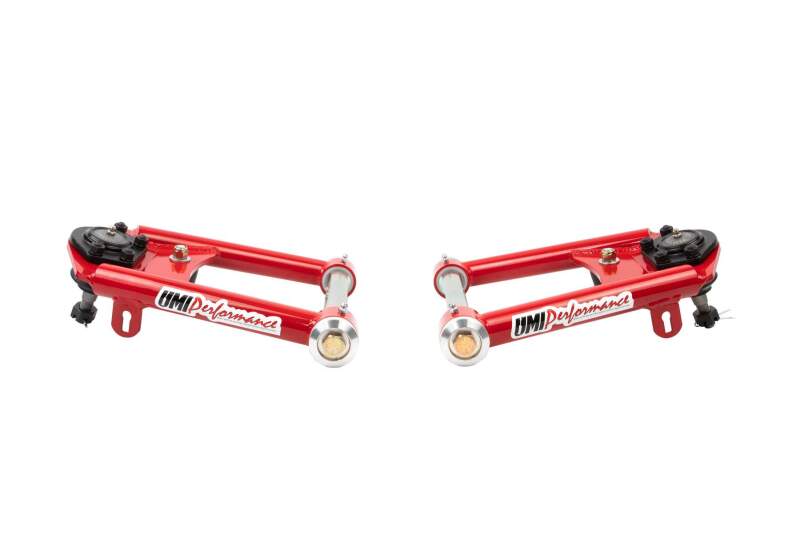 UMI Lower Control Arms - UMI Performance 73-87 GM C10 Street Performance A-Arm Kit - Red