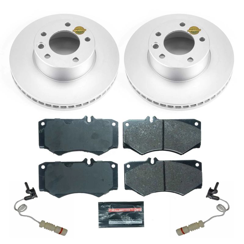 PSB Euro-Stop Kit - Power Stop 02-08 Mercedes-Benz G500 Front Euro-Stop Brake Kit