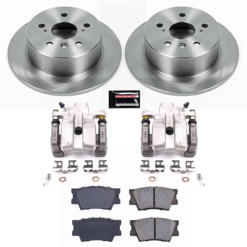 PSB Autospecialty Kit w/Cals - Power Stop 13-18 Lexus ES300h Rear Autospecialty Brake Kit w/Calipers