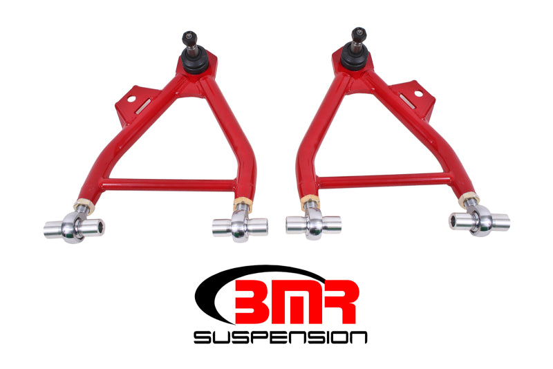 BMR Control Arms - BMR 94-04 Mustang Lower A-Arms (Coilover Only) w/ Adj. Rod End and Tall Ball Joint - Red