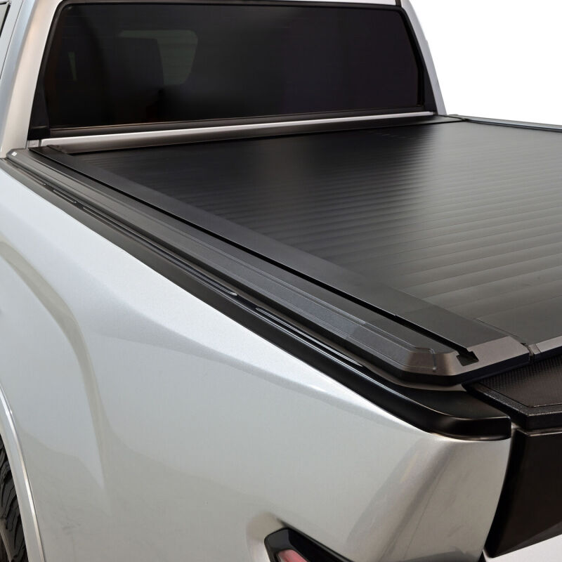 WES Electric Retractable Tonneau - Westin 22-26 Toyota Tundra 5ft 5in. (66in.) Bed Electric Retractable Tonneau Cover - Black