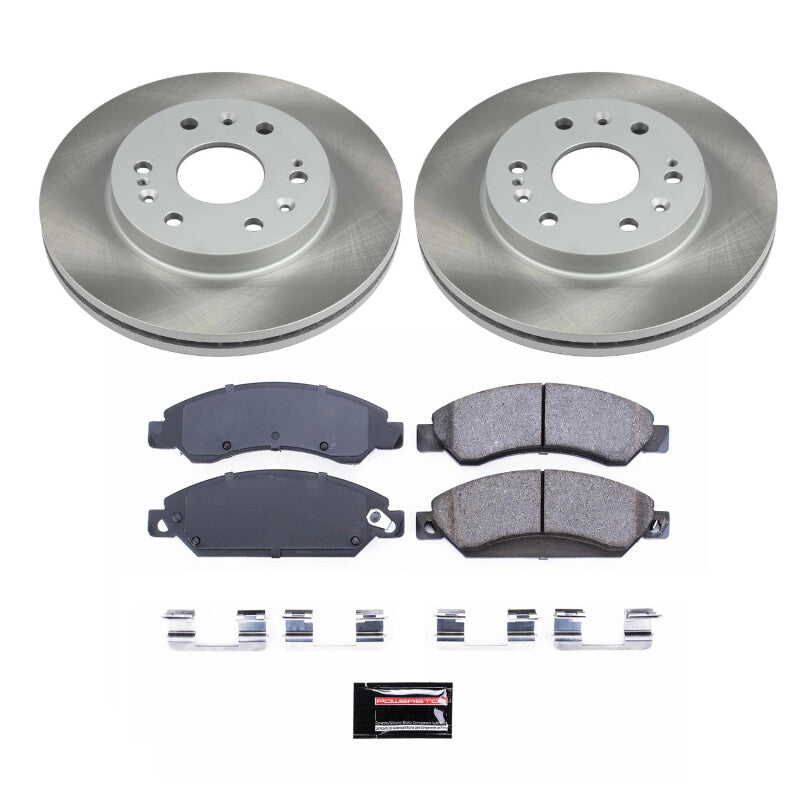 PSB Semi-Coated Rotor Kits - Power Stop 2007 GMC Yukon XL 1500 Front Semi-Coated Rotor Kit