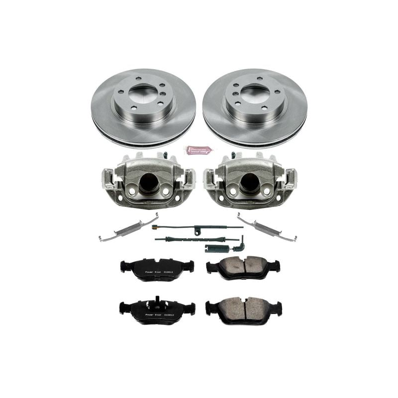 PSB Autospecialty Kit w/Cals - Power Stop 2000 BMW 323Ci Front Autospecialty Brake Kit w/Calipers