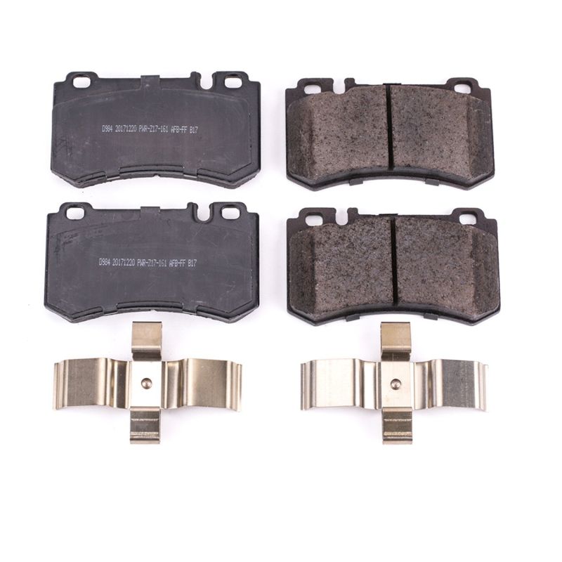PSB Z17 Evolution Brake Pads - Power Stop 03-06 Mercedes-Benz CL55 AMG Rear Z17 Evolution Ceramic Brake Pads w/Hardware