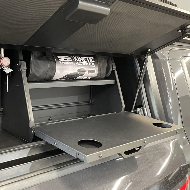 WES EXP Truck Caps - Westin EXP Toolbox Shelf - Black
