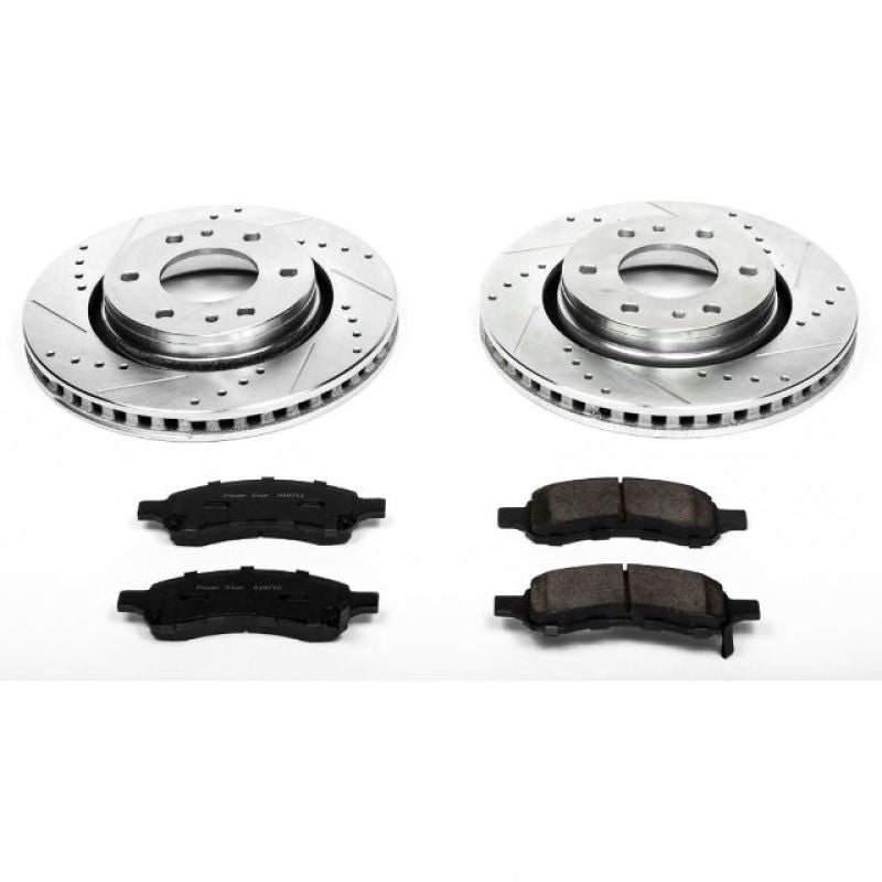 PSB Z23 Evolution Kit - Power Stop 06-07 Buick Rainier Front Z23 Evolution Sport Brake Kit