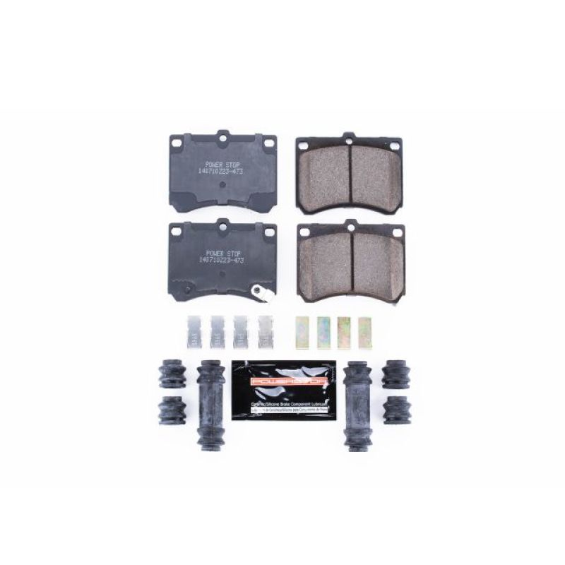 PSB Z23 Evolution Brake Pads - Power Stop 91-03 Ford Escort Front Z23 Evolution Sport Brake Pads w/Hardware
