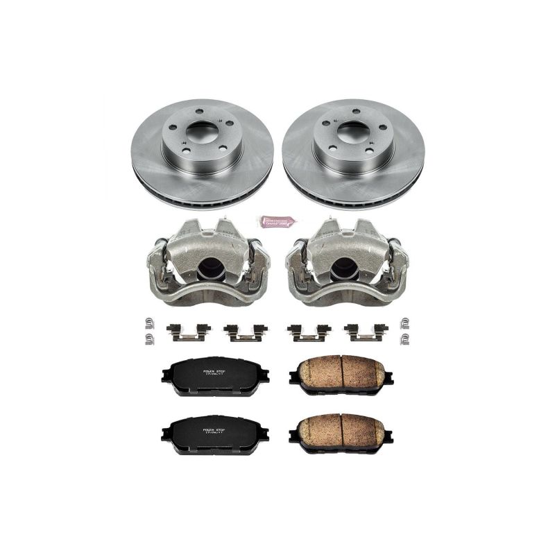 PSB Autospecialty Kit w/Cals - Power Stop 05-15 Toyota Tacoma Front Autospecialty Brake Kit w/Calipers
