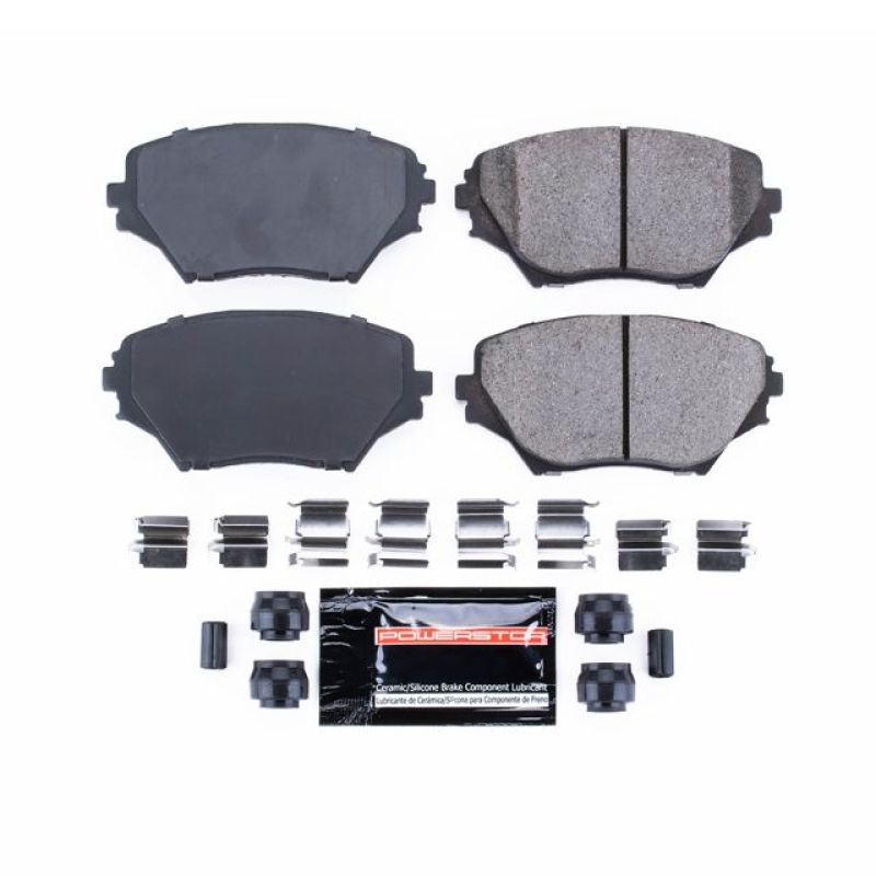 PSB Z23 Evolution Brake Pads - Power Stop 01-05 Toyota RAV4 Front Z23 Evolution Sport Brake Pads w/Hardware