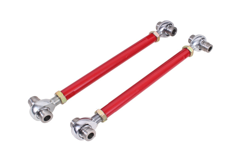 BMR Toe Rods - BMR 04-05 CTS-V Rear Toe Rod Kit - Red