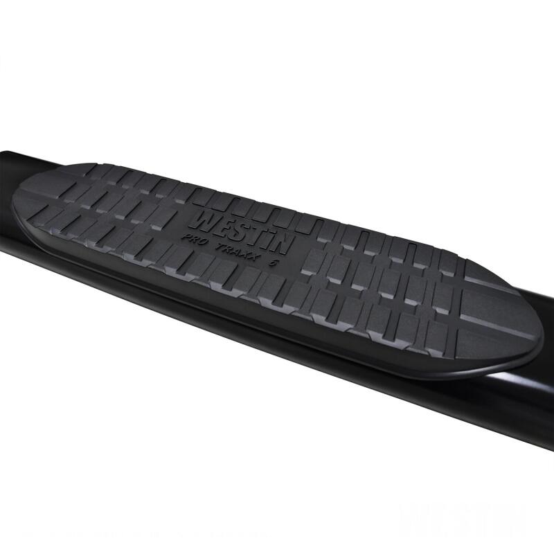 WES Nerf Bars - PRO TRAXX 6 - Westin 19-21 Chevrolet Silverado Crew Cab PRO TRAXX 6 Oval Nerf Step Bars - Black