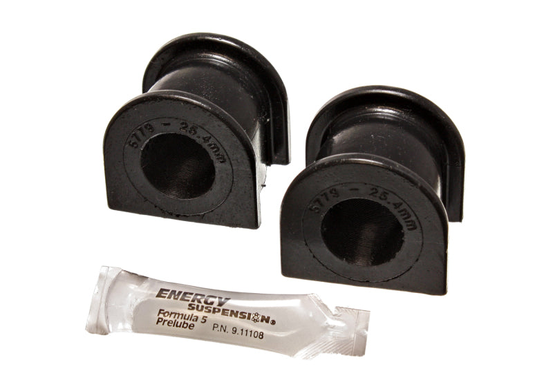 ES Sway Bar Bushings - Black - Energy Suspension 04-05 Acura TSX Black 25.4mm/1in Front Sway Bar Bushing Set