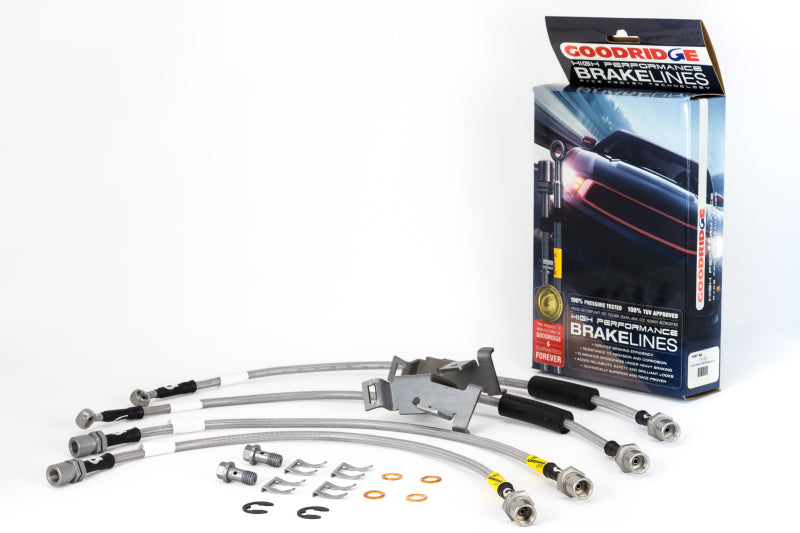 GR G-Stop Brake Line Kits - Goodridge 08-13 Chevrolet Silverado (w/ Rear Drum/Active Brake Control) SS Brake Lines