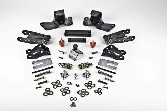 BT Shackle Kit - Belltech SHACKLE AND HANGER KIT 97-00 C2500/3500 non dually 4inch