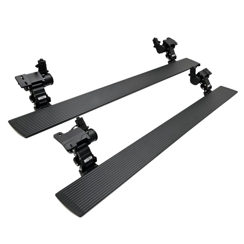 WES Running Boards - Pro-e - Westin 2024 Toyota Tacoma Double Cab Pro-E Electric Running Boards - Textured Black