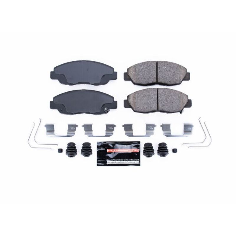 PSB Z23 Evolution Brake Pads - Power Stop 12-15 Honda Civic Front Z23 Evolution Sport Brake Pads w/Hardware