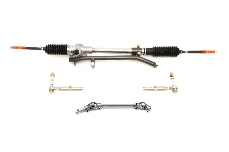 BMR Manual Steering Racks - BMR 93-02 GM F-Body Manual Steering Conversion Kit (For Stock K-Member Only) - Black Hammertone
