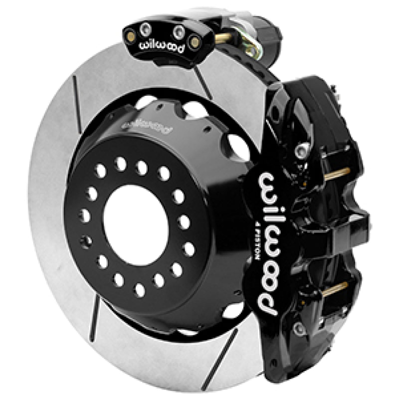 WIL Aero Brake Kit - Wilwood EPB Rear Kit AERO4 Small Ford 2.66