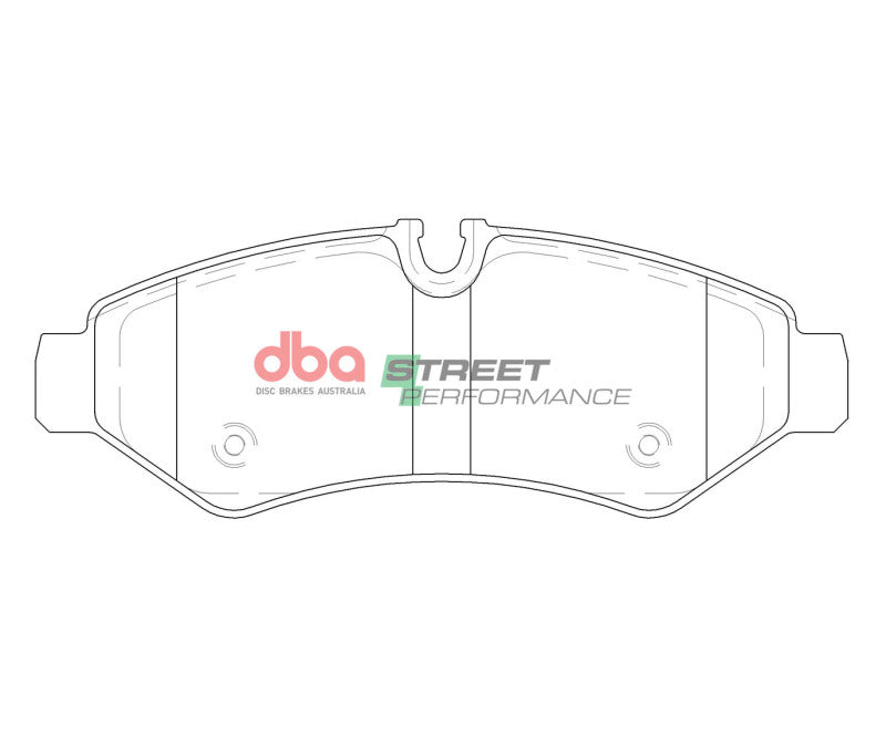 DBA SP Performance Brake Pads - DBA 19-23 Mercedes-Benz Sprinter 1500 (w/Electronic Parking Brake) Rear SP Performance Brake Pads