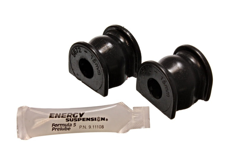 ES Sway Bar Bushings - Black - Energy Suspension 99-00/02-05 Honda Civic Si Black 15mm Rear Sway Bar Bushings