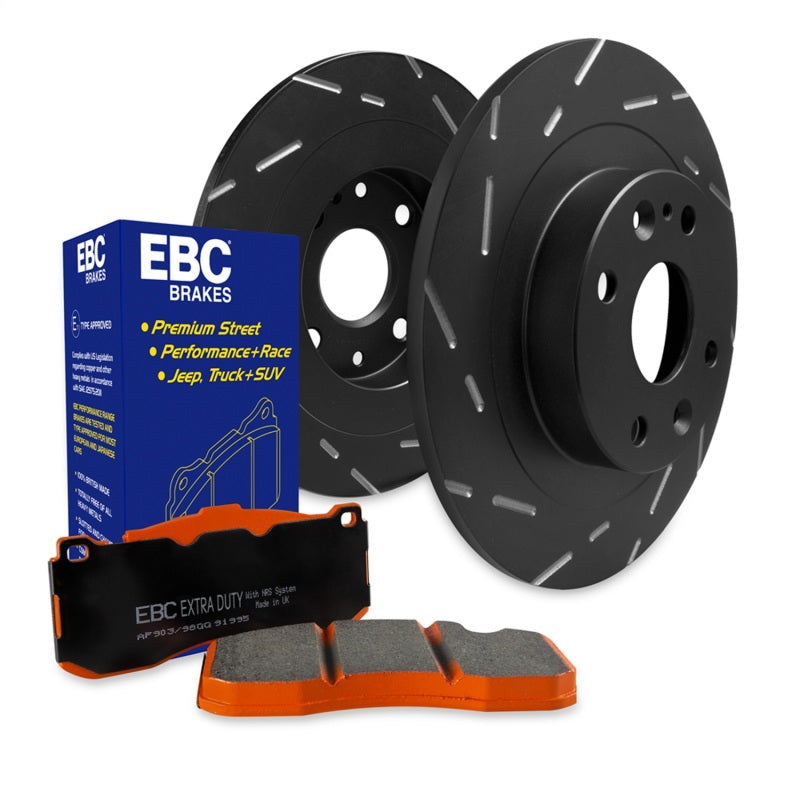 EBC USR Slotted Rotor Sets - EBC S15 Orangestuff Pads and USR Rotors