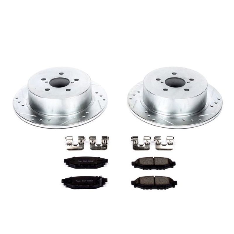 PSB Z23 Evolution Kit - Power Stop 05-09 Subaru Legacy Rear Z23 Evolution Sport Brake Kit