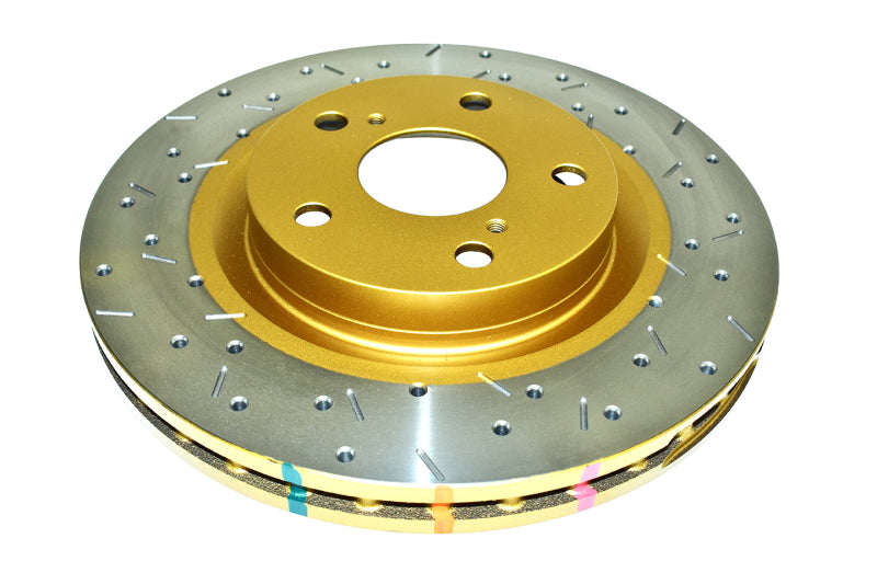 DBA 4000 Slot&Drill Rotors - DBA 13-19 Lexus ES300h Front 4000 Series Drilled & Slotted Rotor