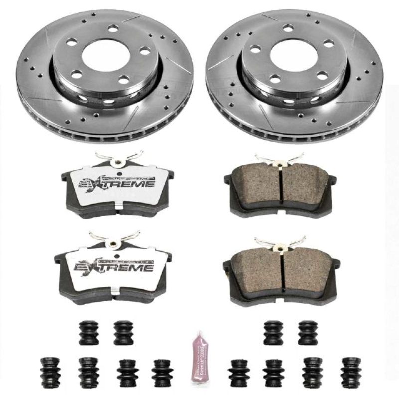 PSB Z26 Street Warrior Kit - Power Stop 00-02 Audi S4 Rear Z26 Street Warrior Brake Kit