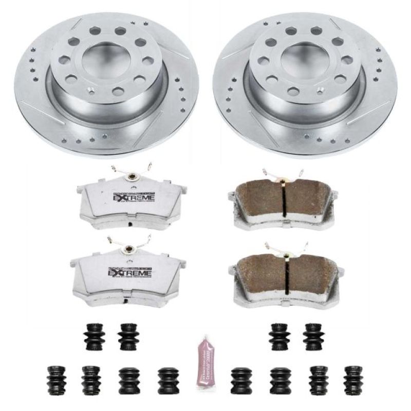 PSB Z26 Street Warrior Kit - Power Stop 10-13 Audi A3 Rear Z26 Street Warrior Brake Kit