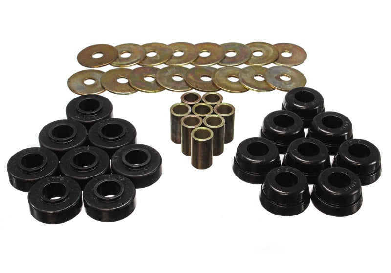 ES Body Mounts - Black - Energy Suspension GM Body Mount Set W/Hardware - Black