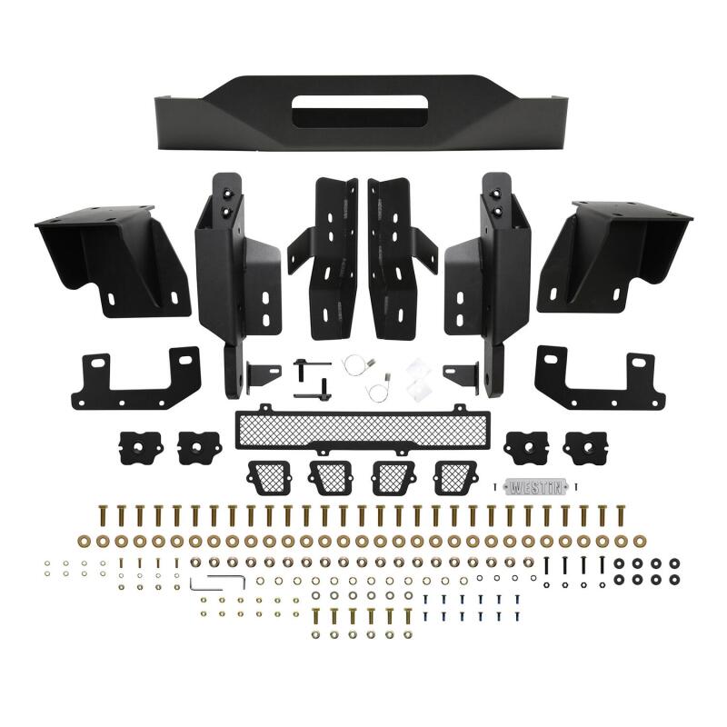 WES Pro-Series Bumpers - Westin 15-19 Chevrolet Silverado 2500/3500 Pro-Series Front Bumper - Textured Black