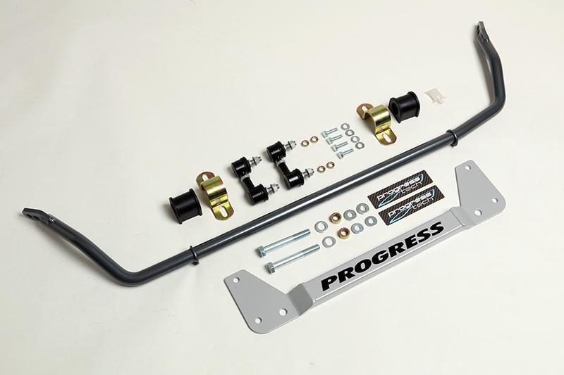 PRG Rear Sway Bars - Progress Tech 02-06 Acura RSX Rear Sway Bar (24mm - Adjustable w/ End Links and Bar Brace)