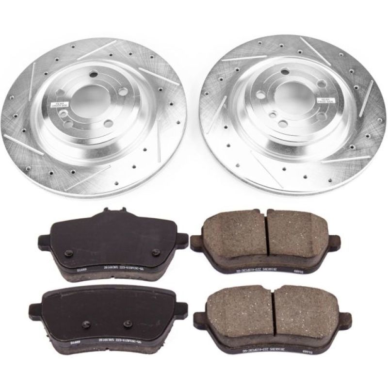PSB Z23 Evolution Kit - Power Stop 15-16 Mercedes-Benz SL400 Rear Z23 Evolution Sport Brake Kit