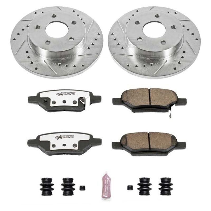 PSB Z26 Street Warrior Kit - Power Stop 05-08 Chevrolet Cobalt Rear Z26 Street Warrior Brake Kit