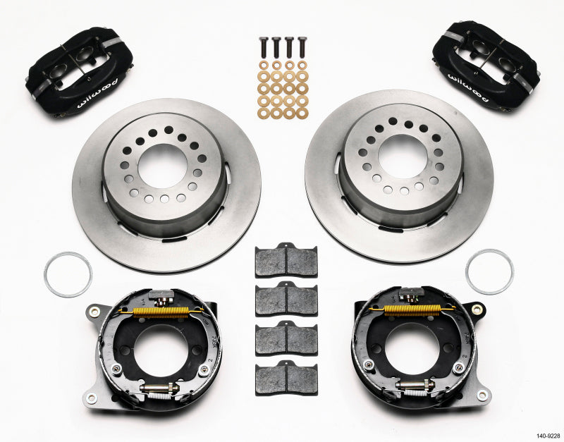 WIL Dynalite Brake Kit - Wilwood Forged Dynalite P/S Park Brake Kit 2005-2014 Mustang