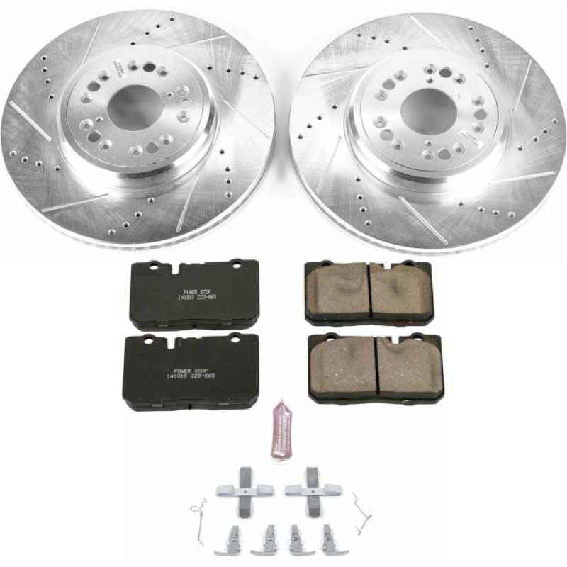 PSB Z23 Evolution Kit - Power Stop 95-00 Lexus LS400 Front Z23 Evolution Sport Brake Kit