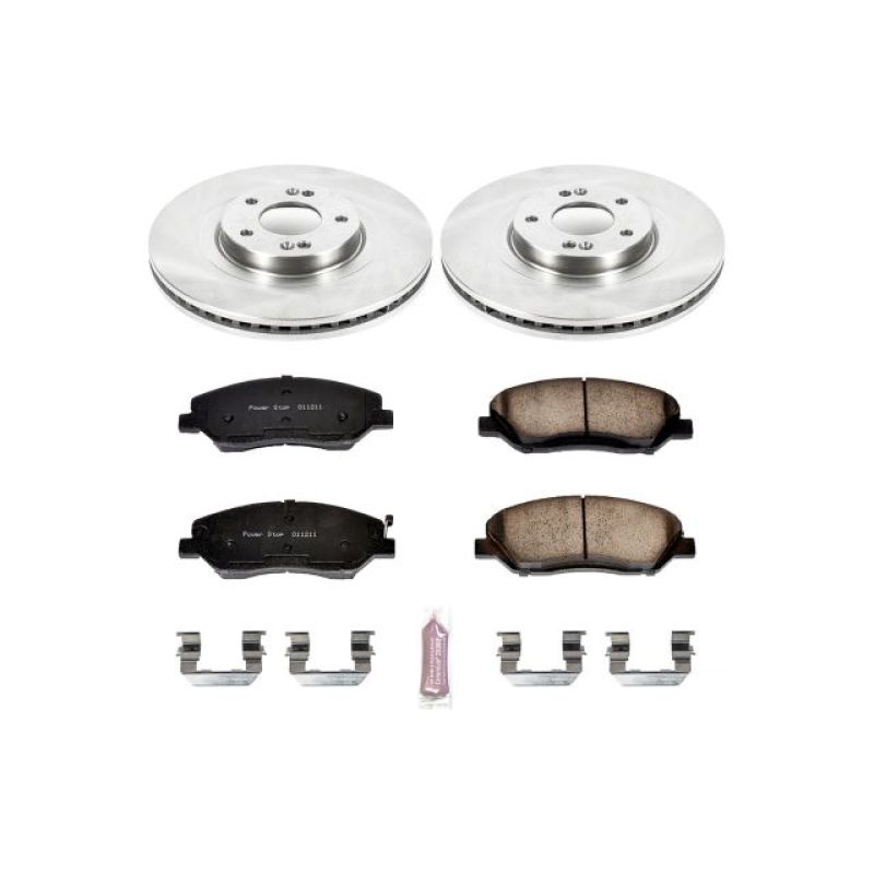PSB Autospecialty Kit - Power Stop 13-16 Hyundai Santa Fe Front Autospecialty Brake Kit