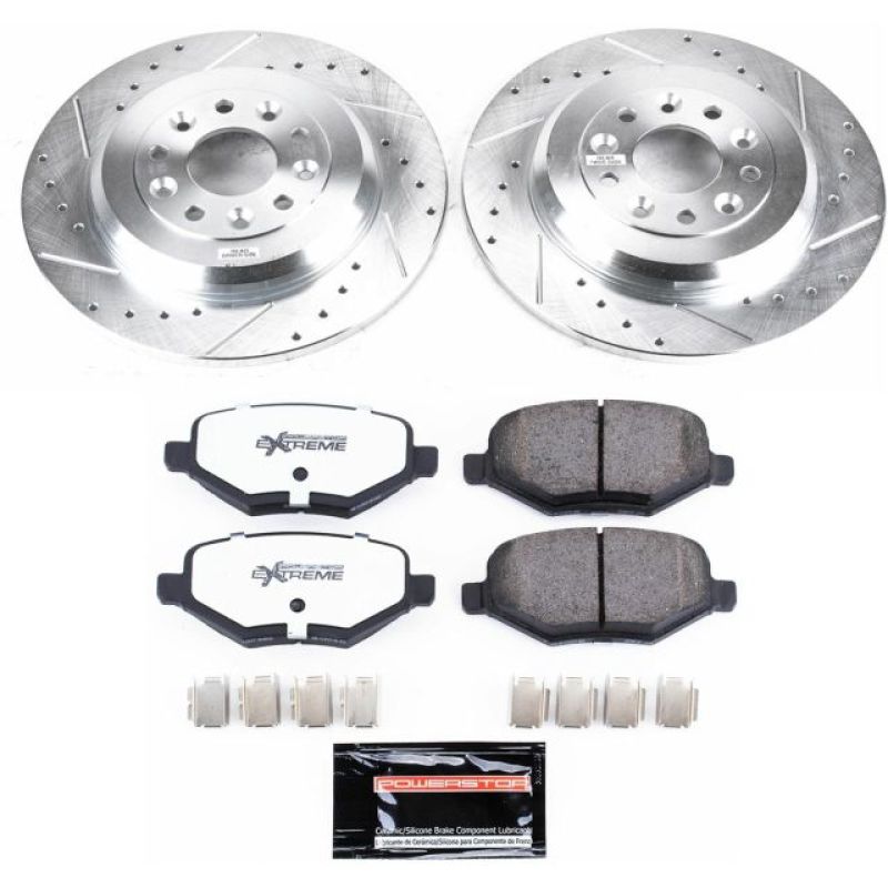PSB Z36 Truck & Tow Kit - Power Stop 11-15 Ford Edge Rear Z36 Truck & Tow Brake Kit
