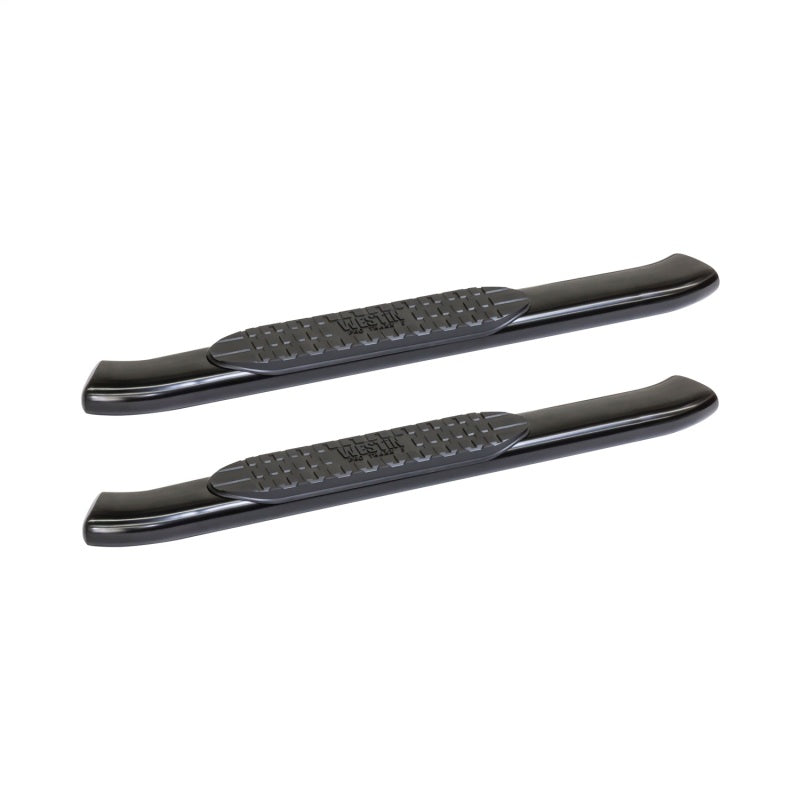 WES Nerf Bars - PRO TRAXX 5 - Westin 2014-2018 Chevy Silverado 1500 Reg Cab PRO TRAXX 5 Oval Nerf Step Bars - Black