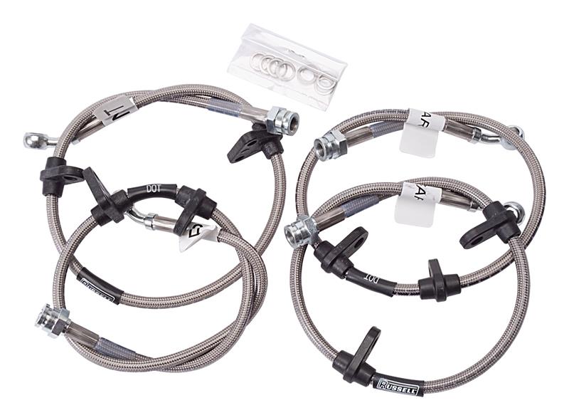 RUS Brake Line Kits - Russell Performance 88-91 Honda Civic EX/ Si / CRX Si Brake Line Kit