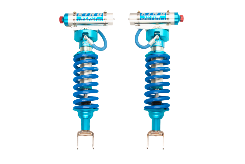KIN 2.5 Coilovers - King Shocks 2019+ Ram 1500 4WD Front 2.5 Dia Remote Reservoir Coilover w/Adjuster (Pair)