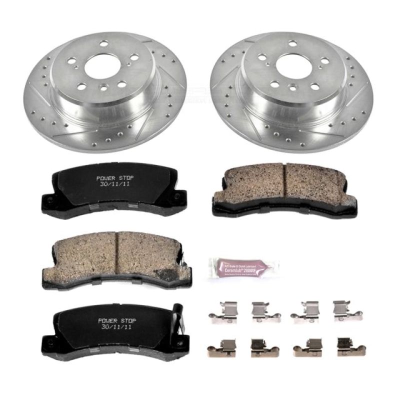 PSB Z23 Evolution Kit - Power Stop 99-03 Lexus RX300 Rear Z23 Evolution Sport Brake Kit