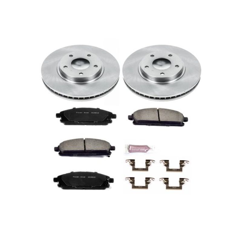 PSB Autospecialty Kit - Power Stop 04-09 Nissan Quest Front Autospecialty Brake Kit