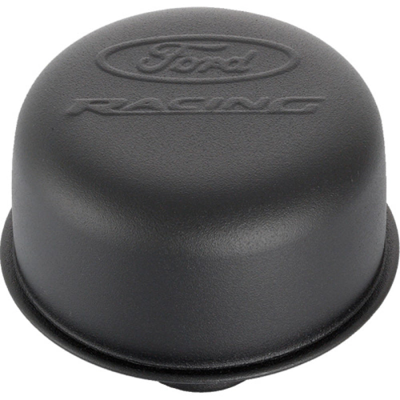 FR Breather Caps - Ford Racing Black Crinkle Finish Breather Cap w/ Ford Racing Logo - Twist Type